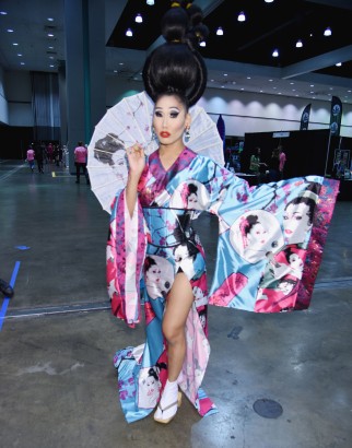 Gia Gunn during the RuPaul DragCon 2016, held at the Los Angeles Convention Center in Los Angeles, California, Saturday, May 7, 2016. Photo by Jennifer Graylock-Graylock.com 917-519-7666