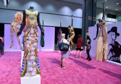 RuPaul Gowns on display during the RuPaul DragCon 2016, held at the Los Angeles Convention Center in Los Angeles, California, Saturday, May 7, 2016. Photo by Jennifer Graylock-Graylock.com 917-519-7666