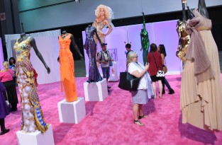 RuPaul Gowns on display during the RuPaul DragCon 2016, held at the Los Angeles Convention Center in Los Angeles, California, Saturday, May 7, 2016. Photo by Jennifer Graylock-Graylock.com 917-519-7666